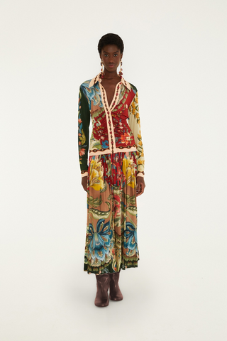 Midi Skirt in Lunar Boho Multicolor