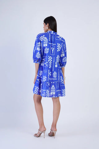 Juliet Dress in Sverige Indigo