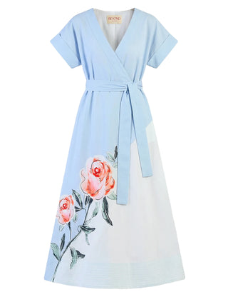 Sailor Dress in Villa Celeste Mist