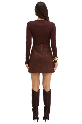Carla Skirt in Espresso