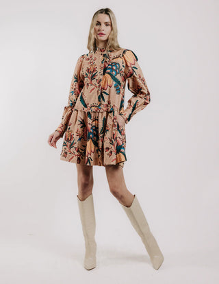 Rubith Mini Dress in Aster Harvest