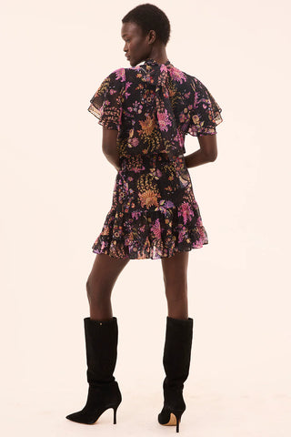 Saffie Dress in Dusted Cluster