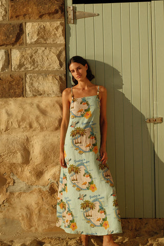 Heidi Dress in Palm Paradise