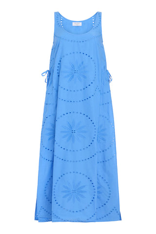 Bridget Dress in Azul Lace