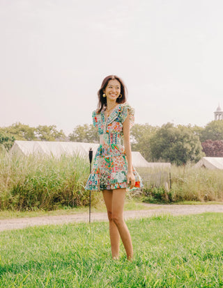 Maribel Dress in Josie Patchwork