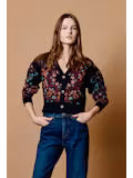 Daniella Sweater in Venezia Ebony Print