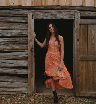 Miralani Midi Dress in Solara Print