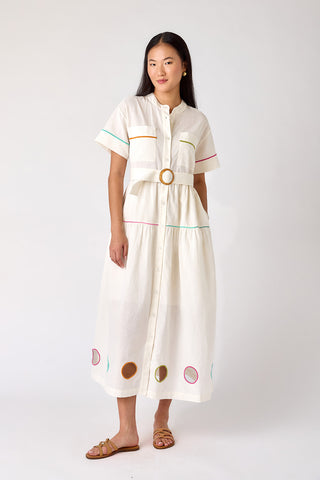 Kellogg Dress in White