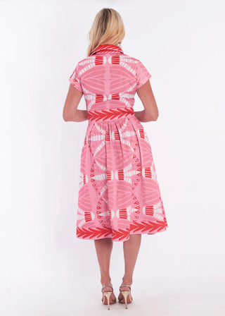 Milan Dress in Papyrus Geranium