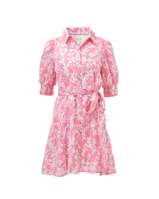 Larkyn Shirtdress in Confetti Pink
