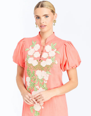 Elliana Midi Dress in Fresco Sunset