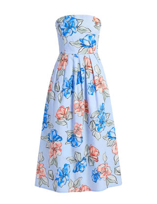 Rory Dress in Via Roma Sky