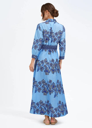 Kit Shirt Dress in Blue