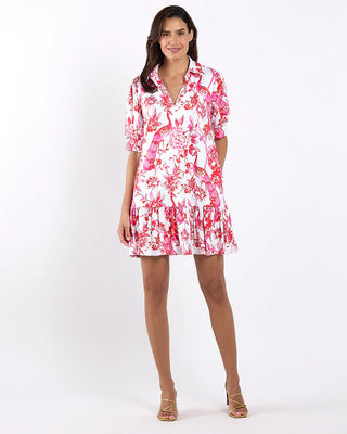 Tierney Dress in Gilded Peacock Garden