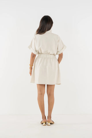 Pullover Dress in Sandshell