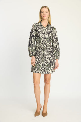 Roan Dress in Safari Garden Morning