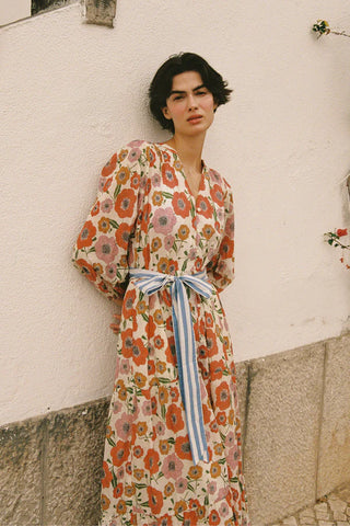 Lia Dress Poppy Costa in Poppy Costa