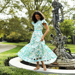 Doon Dress in Lingren Peri