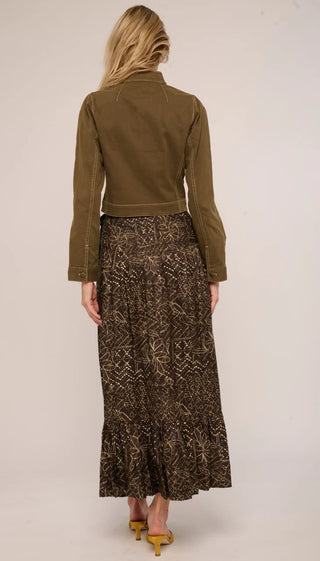Bonnie Jacket in Ivy Green Denim