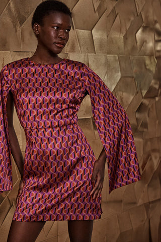 Lorelei Dress in Geo Sixty