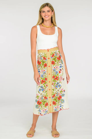 Frannie Skirt in Butterfly Garden