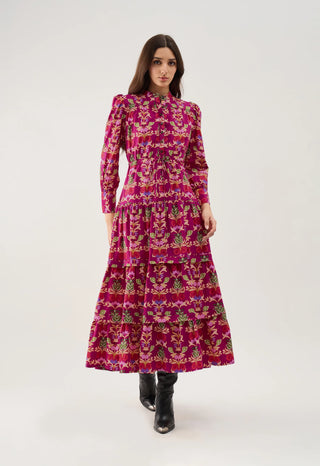 Sissi Dress in Holly Berry
