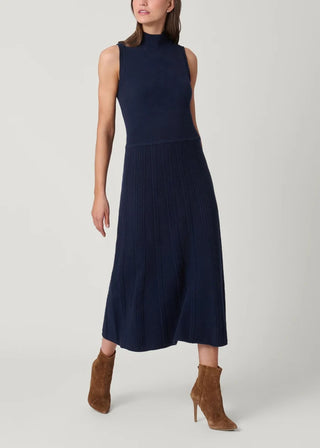 Carmen Dress in Navy