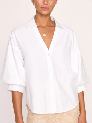Kate Shirt in Salt White