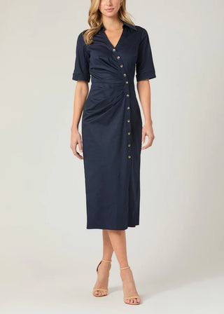 Margo Dress in Navy