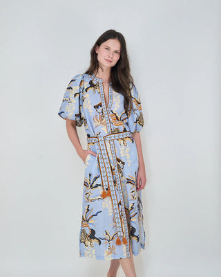 Tunic in Bali Tiger Light Blue