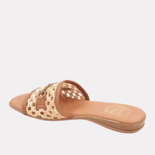Niles Sandal in Natural/Cuero