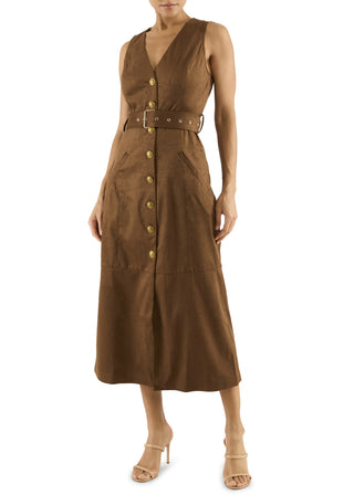 Marcia Dress in Coffee