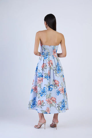 Rory Dress in Via Roma Sky