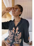 Riley Top in Crouching Cheetah Black