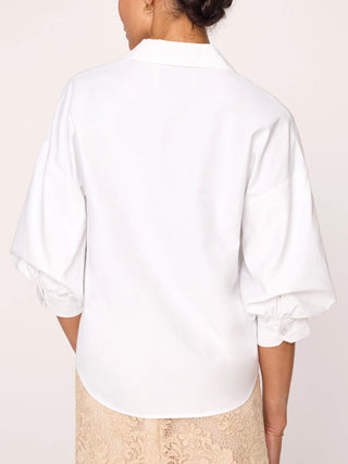 Kate Shirt in Salt White