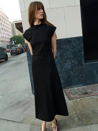 Neva Dress in Jet Black