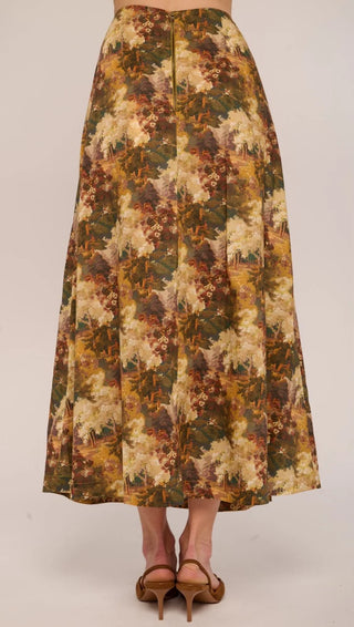 Ridley Skirt in Autumn Arboretum Liberty