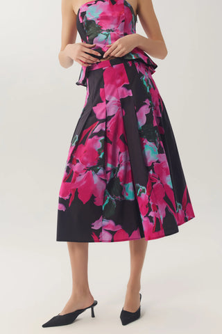 Emry Skirt in Black/Pink