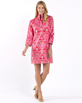 Helen Dress in Imperial Garden Peony/Gold