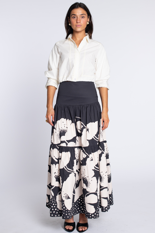 Penelope Skirt in Dot Floral