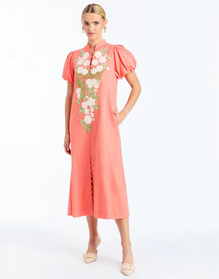 Elliana Midi Dress in Fresco Sunset