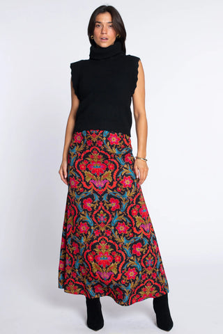 Anita Skirt in Grand Tapestry Damask