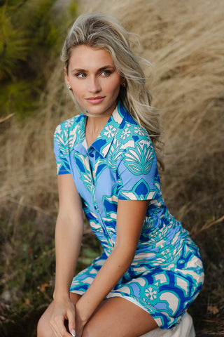 Dayna Dress in Desert Teal