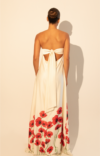 Beatriz Maxi in Poppy Garden Red