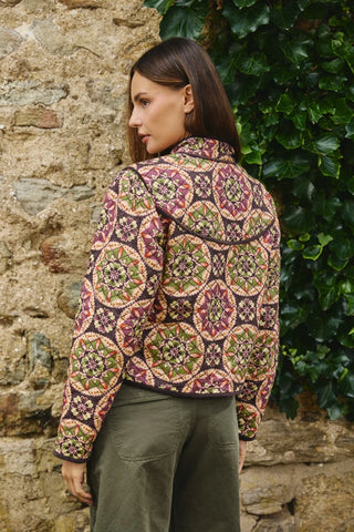 Avery Jacket in Letters to Hattie Medallion
