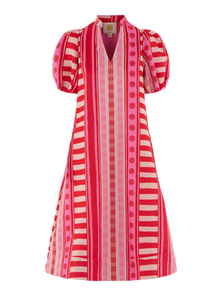 Hampton Dress in Peach Jubilee