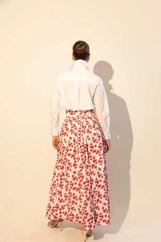 Lia Skirt in Poppy Red